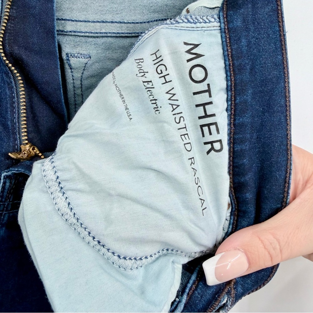 MOTHER The High Waisted Rascal Jeans In Body Electric - Picture 8 of 11